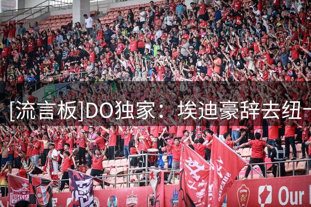 [流言板]DO独家：埃迪豪辞去纽卡主帅，吉达国民主帅雅伊斯勒将接任